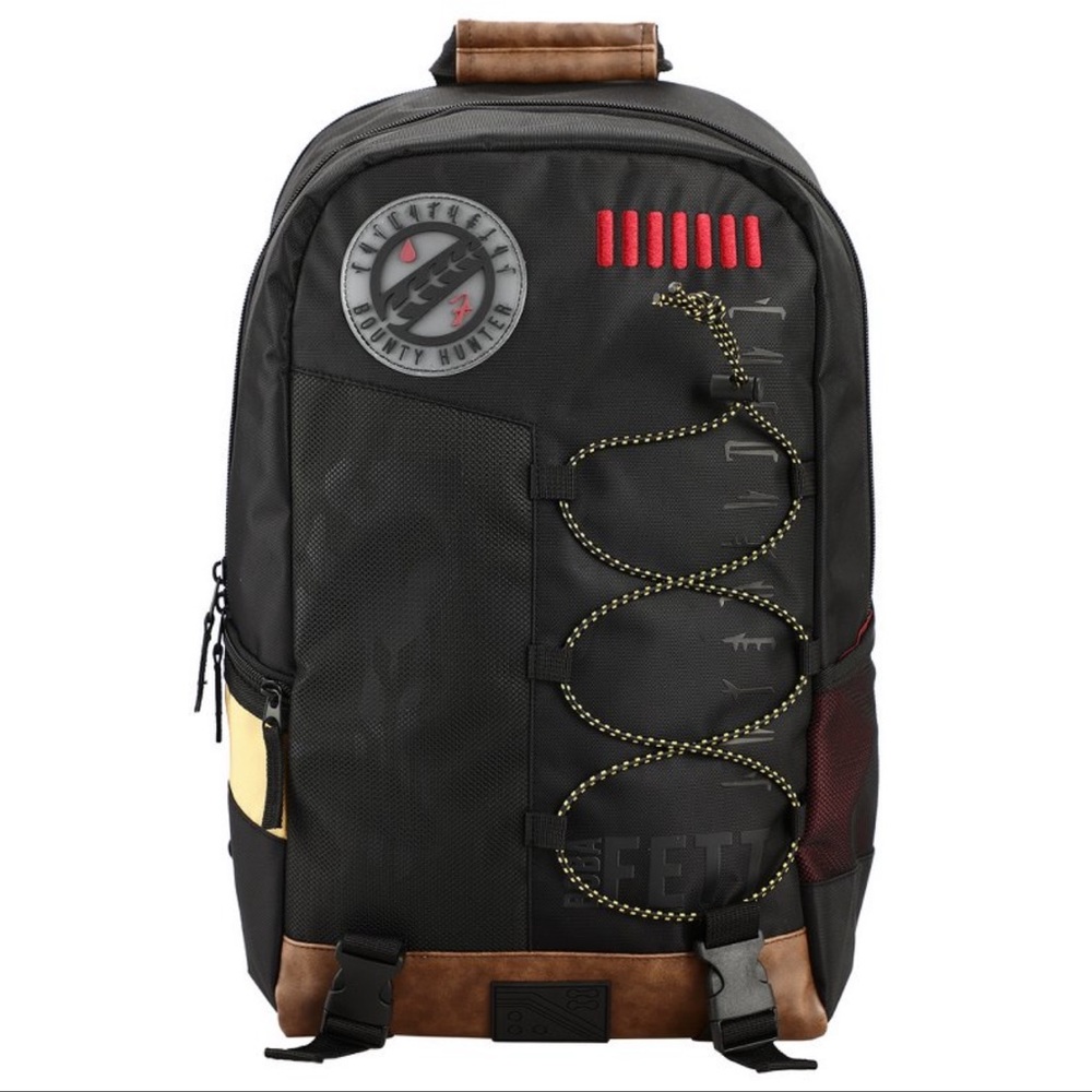 ⭐️STAR WARS⭐️ BACKPACK NWT ⚡️BRAND NEW⚡️ Mandalorian Bounty Hunter Boba Fett Bag